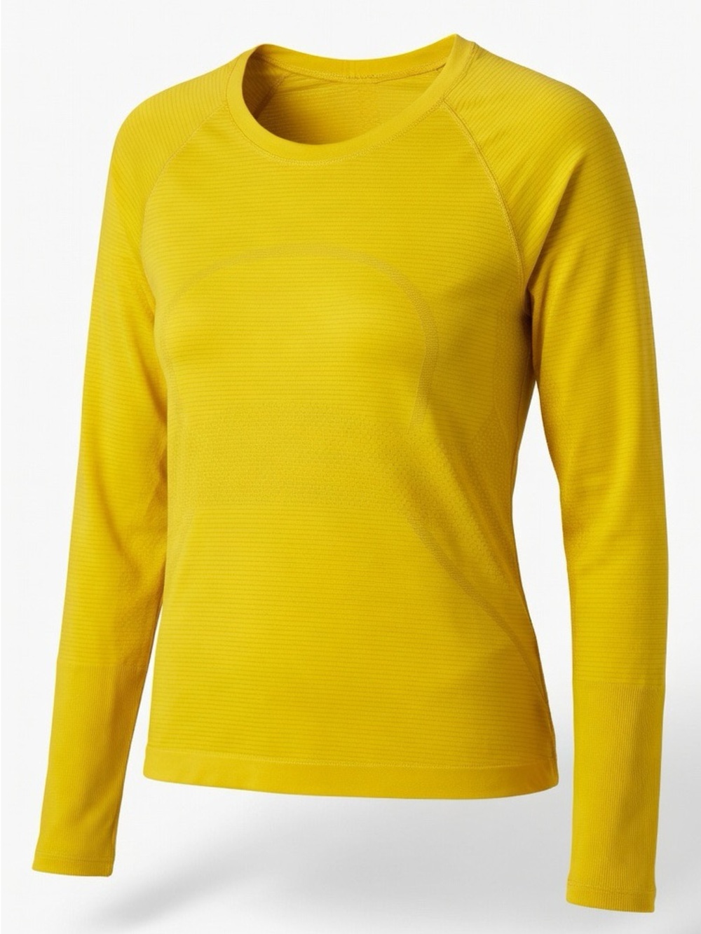 lululemon athletica utility Yellow swiftly tech 2.0 Crew Performance Top